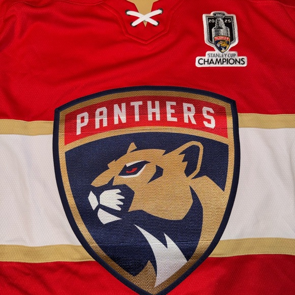 Florida Panthers Sergei Bobrovsky Fanatics 2025 Stanley Cup Jersey Men’s XL NWT - Picture 9 of 14